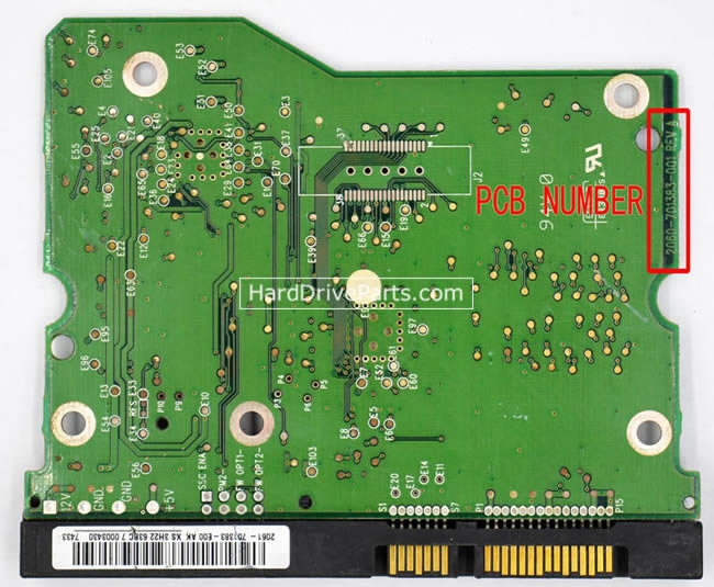 WD5000YS Western Digital Placa Disco Duro 2060-701383-001