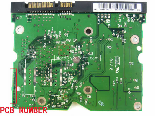 WD1500ADFD Western Digital Placa Disco Duro 2060-701384-002