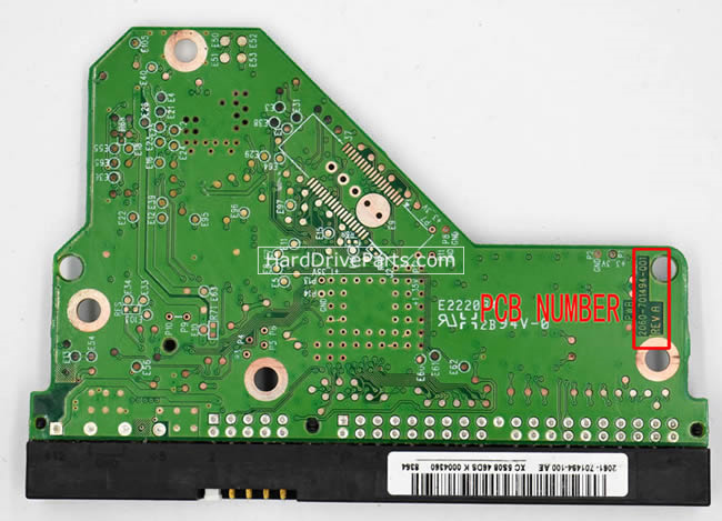 WD2500AAJB Western Digital Placa Disco Duro 2060-701494-001