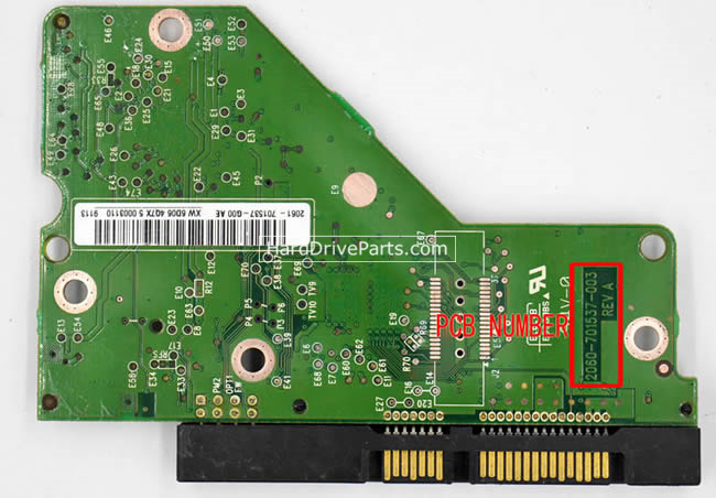 WD3200AVJS Western Digital Placa Disco Duro 2060-701537-003