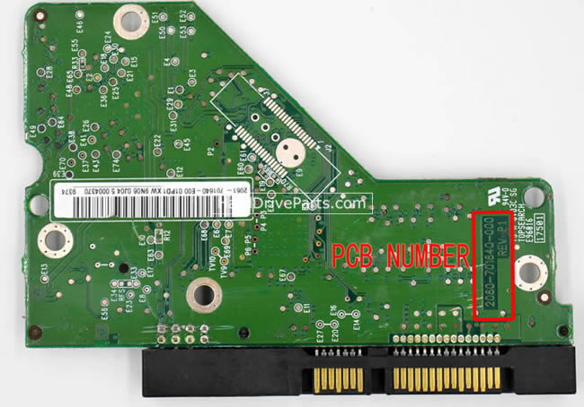 2060-701640-000 Placa Logica Disco Duro WD PCB