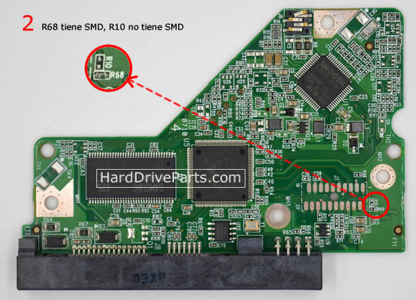 Controladora disco duro wd pcb 2060-701640-002