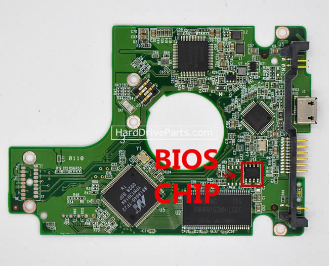 WD2500BMVV Western Digital Placa Disco Duro 2060-701675-004