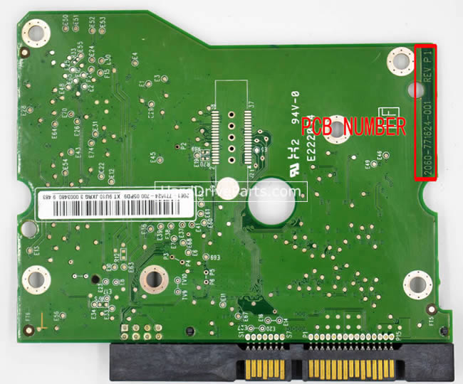 WD2002FYYS Western Digital Placa Disco Duro 2060-771624-001