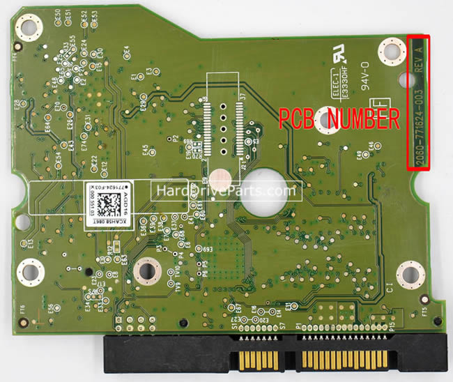 WD2003FYYS Western Digital Placa Disco Duro 2060-771624-003