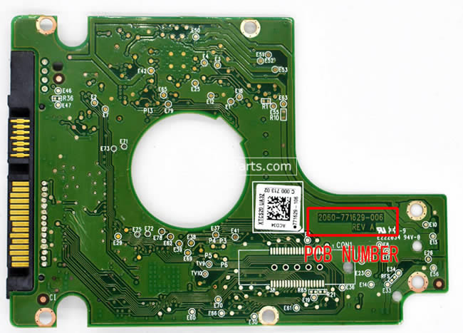 WD5000BTKT Western Digital Placa Disco Duro 2060-771629-006