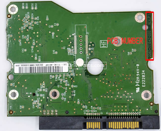 WD15EARS Western Digital Placa Disco Duro 2060-771642-000