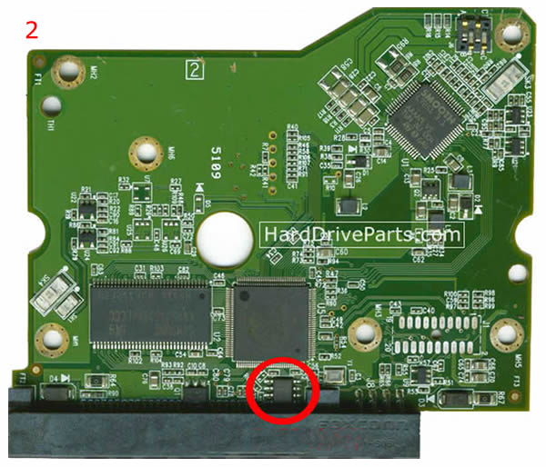 Controladora disco duro wd pcb 2060-771642-000