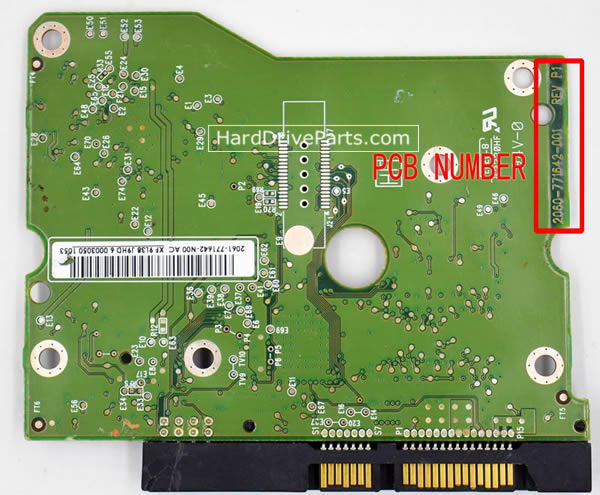 2060-771642-001 placa lógica disco duro WD