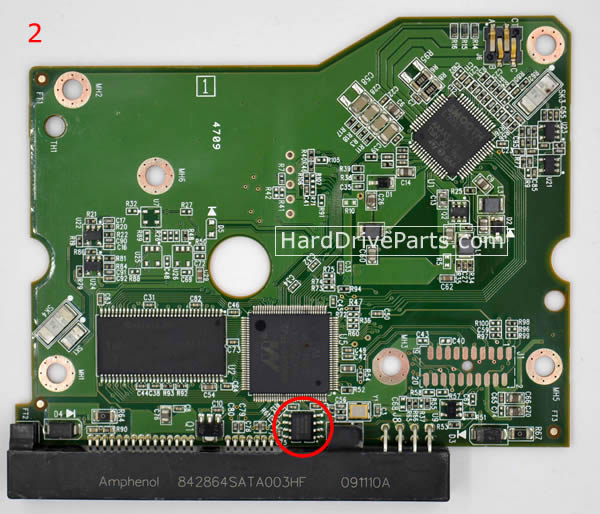Controladora disco duro wd pcb 2060-771642-001