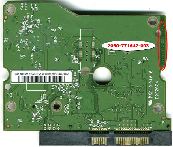 WD15EADS Western Digital Placa Disco Duro 2060-771642-003