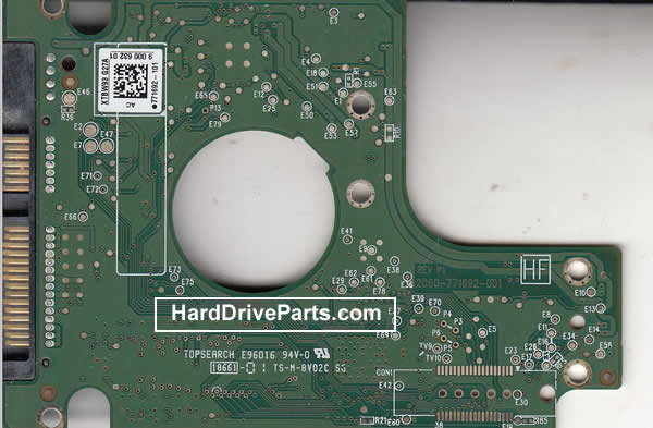 Controladora disco duro wd pcb 2060-771692-001