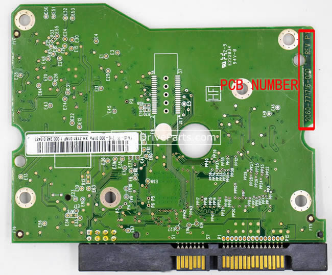 WD20EARS Western Digital Placa Disco Duro 2060-771716-001