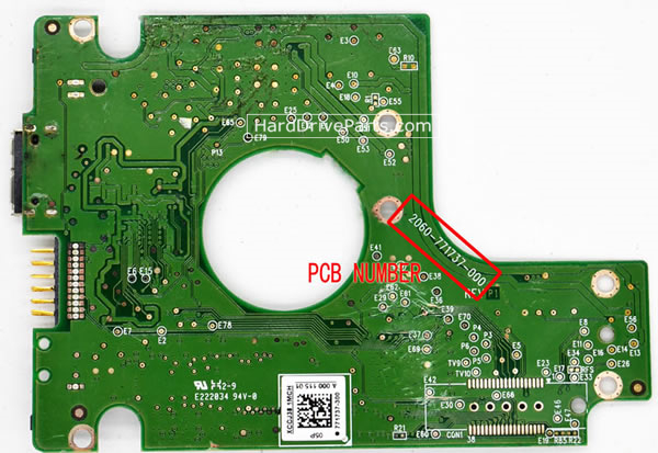 2060-771737-000 placa lógica disco duro WD