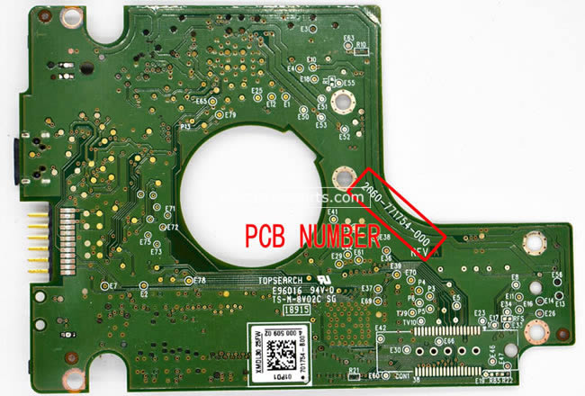 WD2500BMVV Western Digital Placa Disco Duro 2060-771754-000