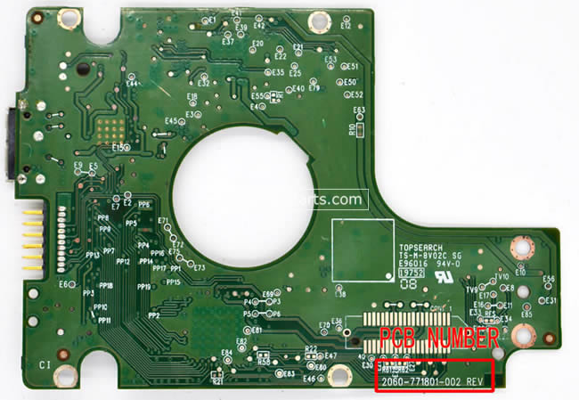 2060-771801-002 Placa Logica Disco Duro WD PCB