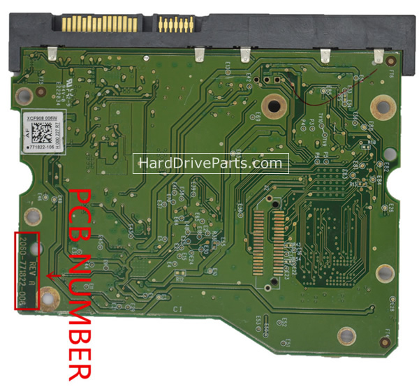 Controladora disco duro wd pcb 2060-771822-006