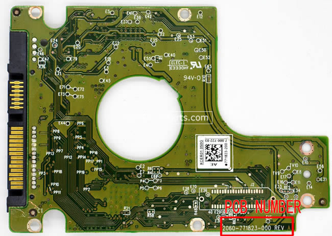 WD10JPVT Western Digital Placa Disco Duro 2060-771823-000