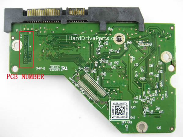 Carte Contrôleur PCB Western Digital 2060-771824-005 Pour WD3200AUDX - Occasion