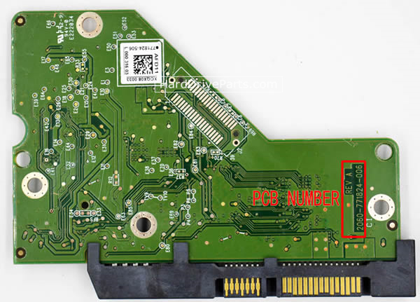 2060-771824-006 placa lógica disco duro WD