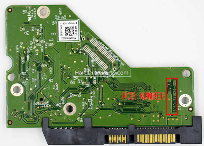 WD5003AZEX Western Digital Placa Disco Duro 2060-771824-006