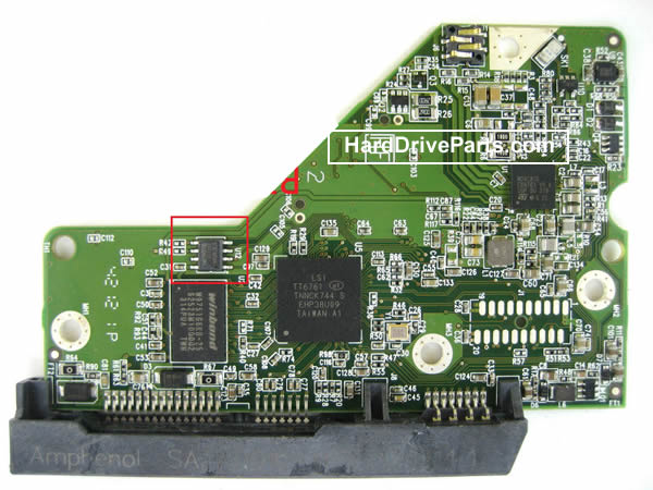 Controladora disco duro wd pcb 2060-771829-003