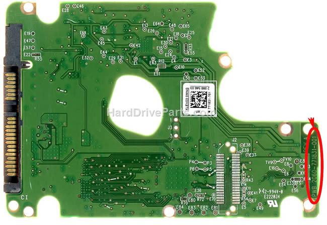 2060-771831-001 Placa Logica Disco Duro WD