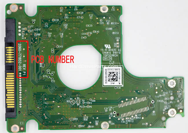 2060-771852-001 Placa Logica Disco Duro WD PCB