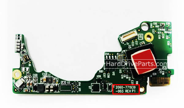 Controladora disco duro wd pcb 2060-771939-003