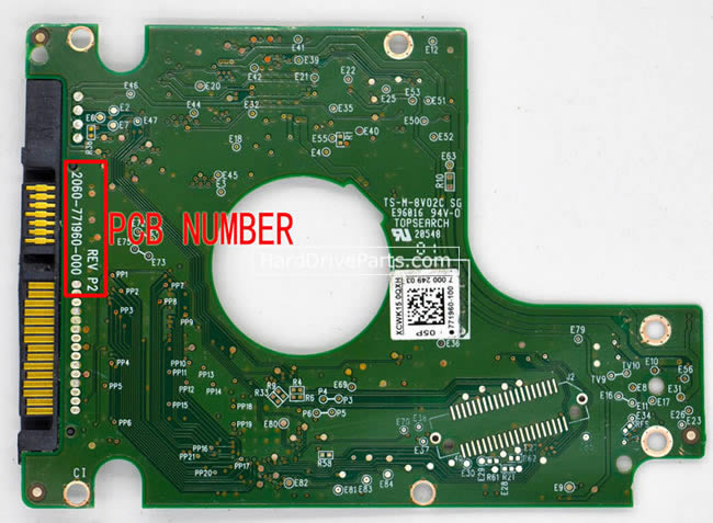 2060-771960-000 Placa Logica Disco Duro WD PCB