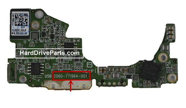 Controladora disco duro wd pcb 2060-771964-001