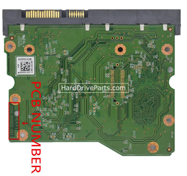 2060-800002-007 Placa Logica Disco Duro WD PCB