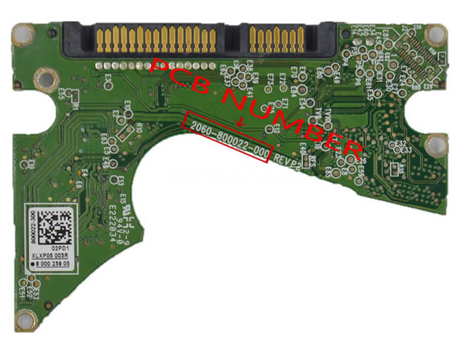 2060-800022-000 Placa Logica Disco Duro WD PCB