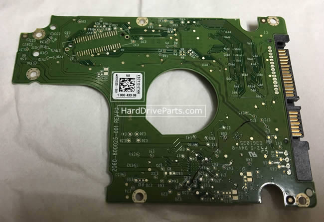 HTS545050B7E660 WD Placa Controladora Disco Duro 2060-800025-001