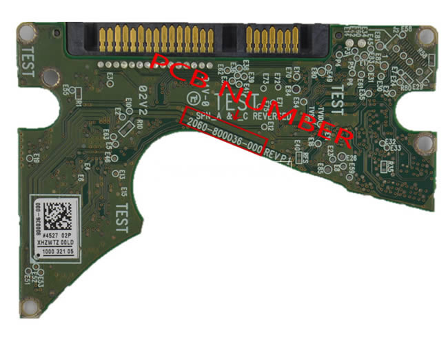 2060-800036-000 Placa Logica Disco Duro WD PCB