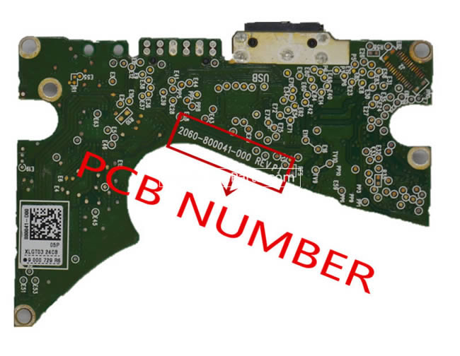 2060-800041-000 Placa Logica Disco Duro WD PCB