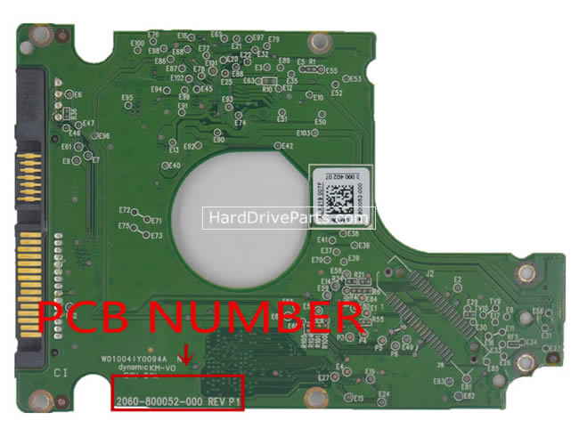 2060-800052-000 Placa Logica Disco Duro WD PCB