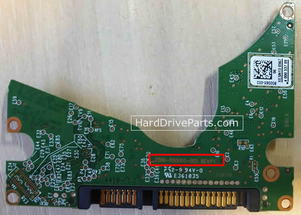 Controladora disco duro wd pcb 2060-800065-002