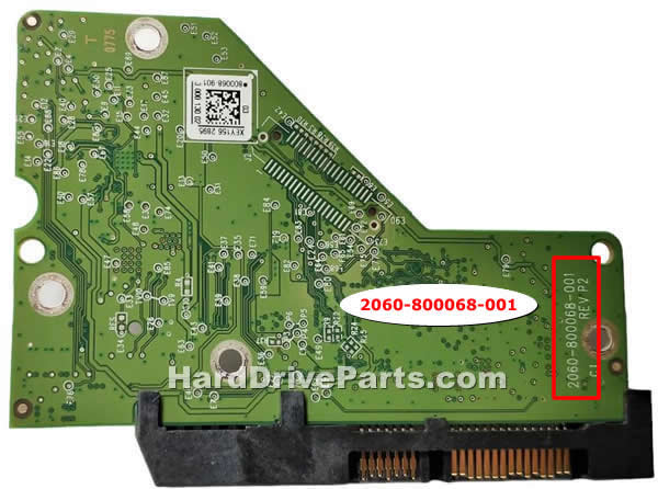 2060-800068-001 Placa Logica Disco Duro WD