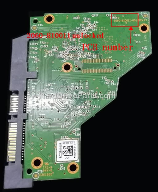 WD60EFAX WD Placa Disco Duro 2060-810011-001