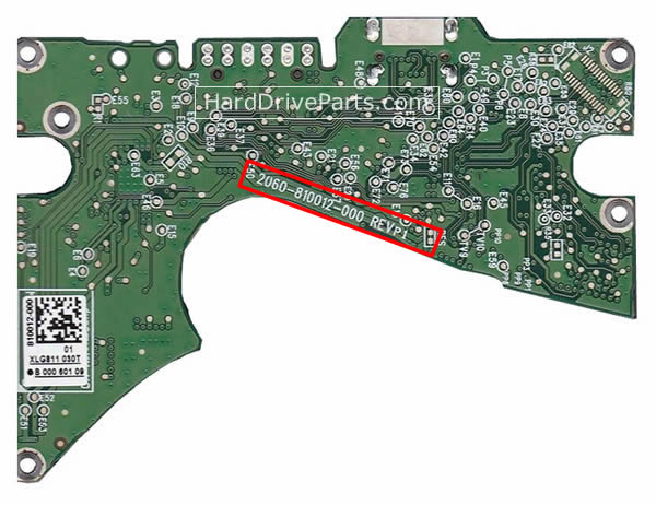 Controladora disco duro wd pcb 2060-810012-000