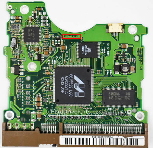 Controladora disco duro samsung pcb BF41-00063A