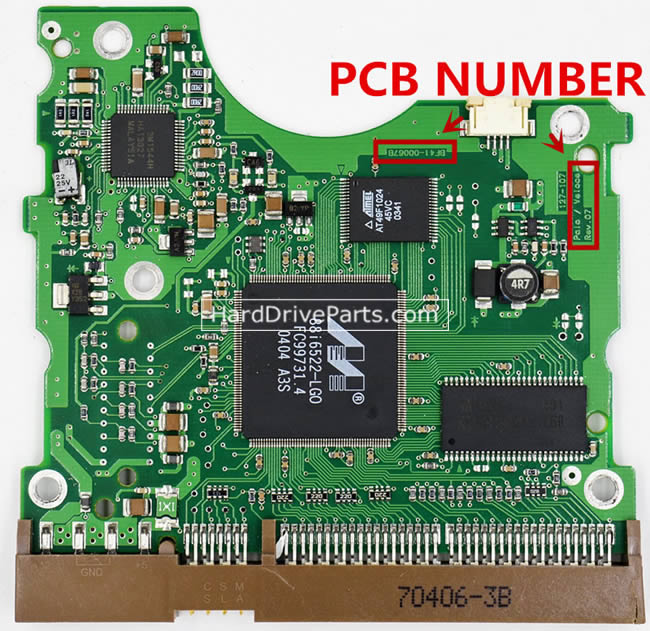 Samsung SP1614N Placa Controladora Disco Duro BF41-00067B