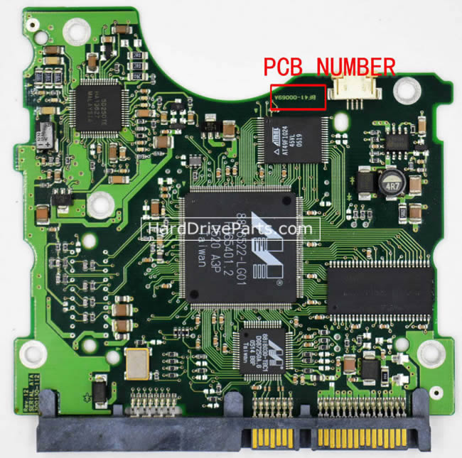 Samsung SP0812C Placa Controladora Disco Duro BF41-00069A