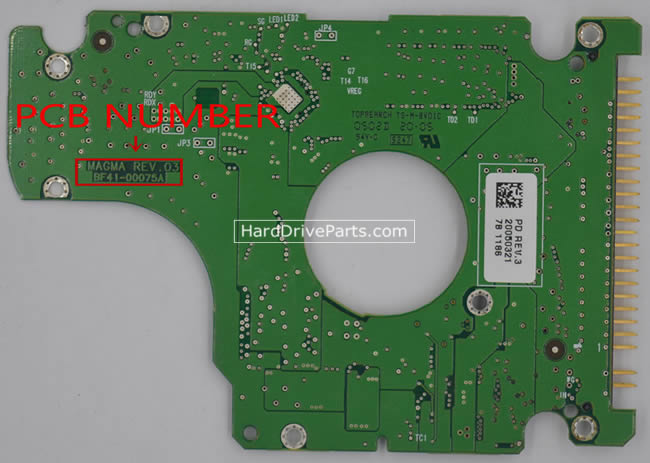 MP0402H Samsung Placa Disco Duro BF41-00075A