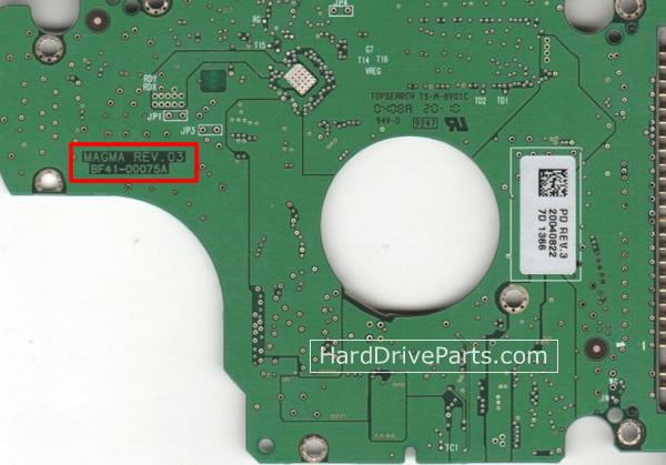MP0402H Samsung Placa Disco Duro BF41-00075A - Haga click en la imagen para cerrar