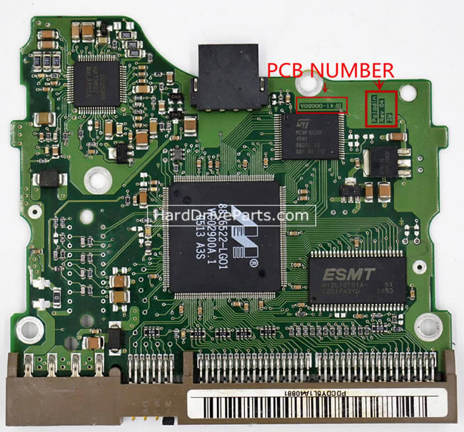 Samsung SP0802N Placa Controladora Disco Duro BF41-00080A