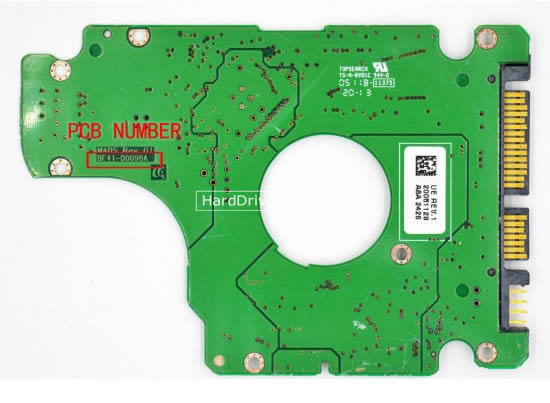 Samsung HM020GI Placa Controladora Disco Duro BF41-00098A