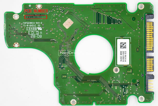 Samsung HM320JI Placa Controladora Disco Duro BF41-00186A