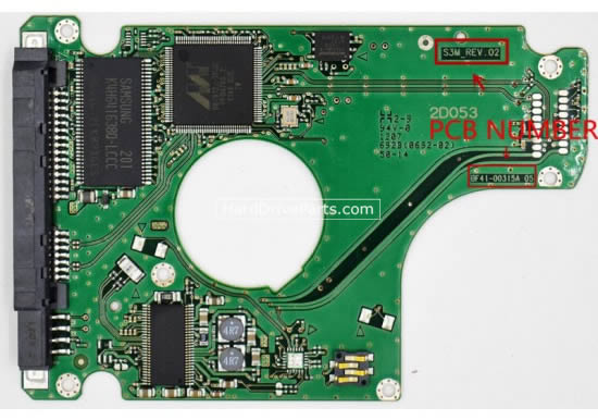 HM500JJ Samsung Placa Controladora Disco Duro BF41-00315A